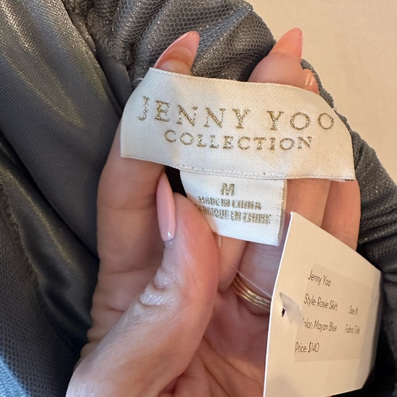 Jenny Yoo Anthropologie Rosie Skirt | Mayan Blue | Sz Medium | NWT #600 - Picture 6 of 10